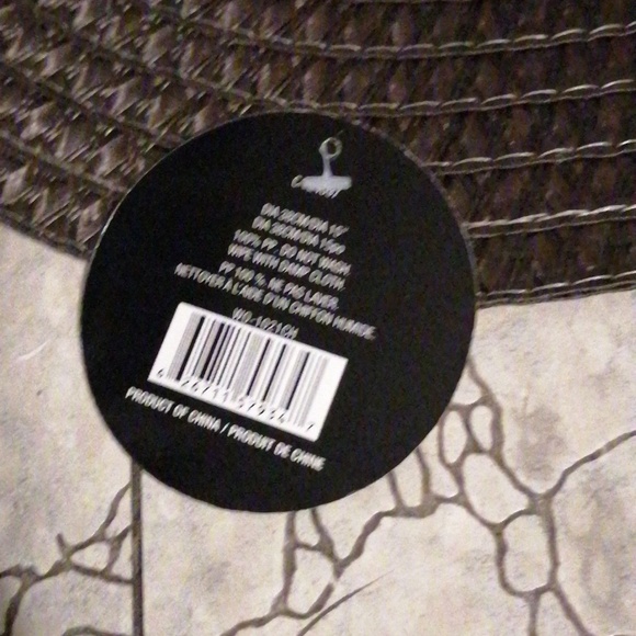 Cotton concepts vinyl placemats brown set - Picture 2 of 2